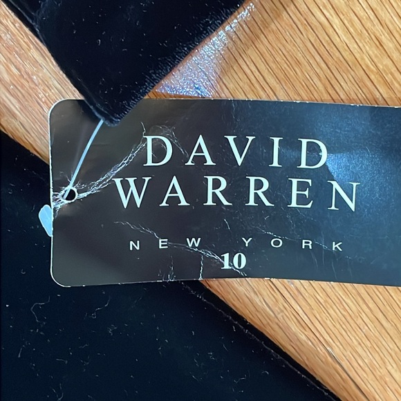 David Warren New York NWT Size 10 Sophisticated Lady Black Maxi Dress Gown - Picture 3 of 14